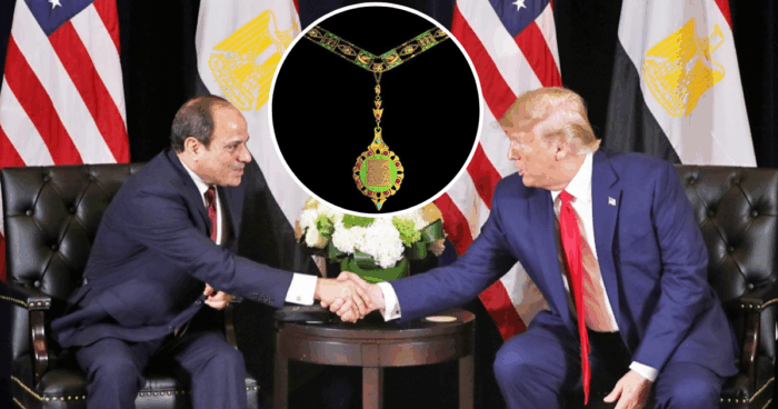 President Abdel Fattah El Sisi will Grant President Donald Trump a “Nile Collar” for His Peacemaking Efforts