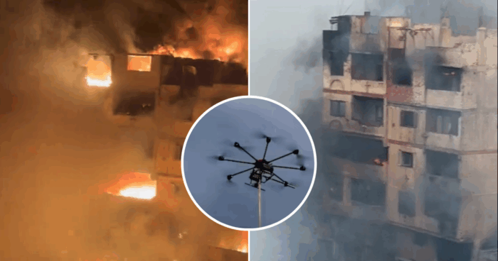 “No Deaths or Injuries Reported Yet” A Fire Broke Out in Zarayeb Area of Mansheyet Nasser