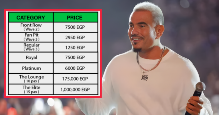 “Is This a Joke?” Amr Diab’s 1 Million EGP Concert Tickets Set the Internet on Fire!