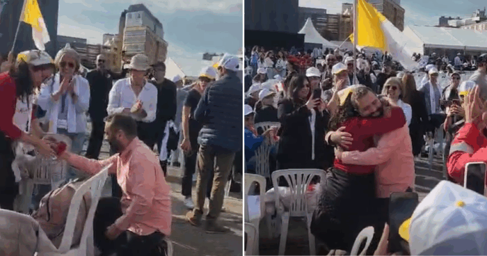 Love In The Spotlight: Beirut Crowds Witness A Spectacular Proposal