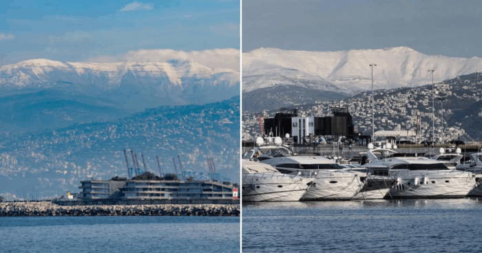 Lebanon Brings Together The Sun And Snow In One View