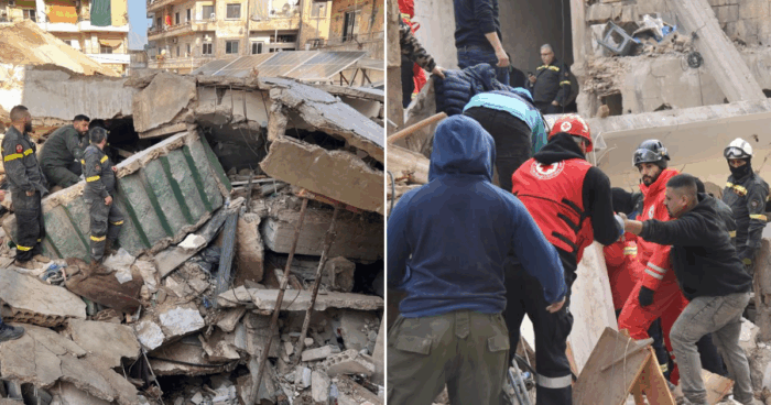 Lebanese Rescue Teams Continue Searching For Survivors After Tripoli Building Collapse