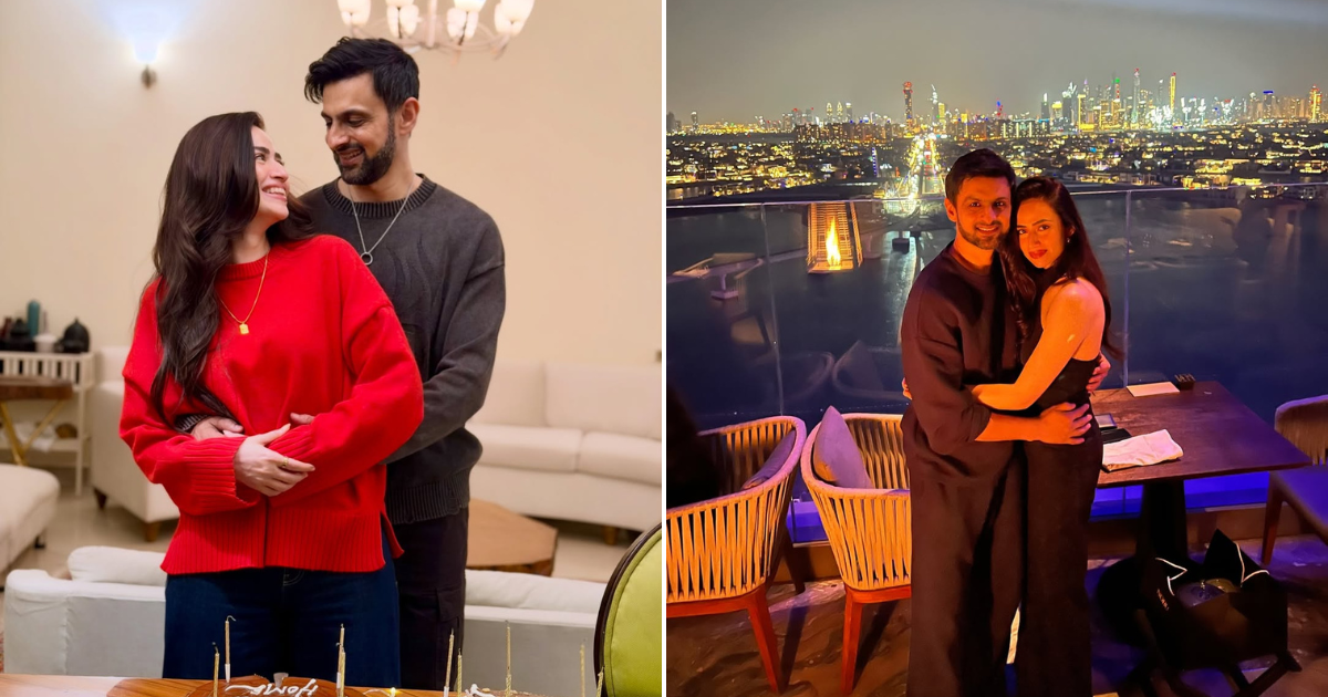 Sana Javed and Shoaib Malik