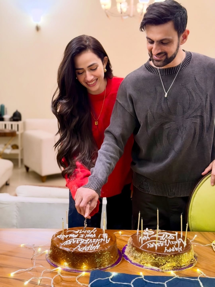 Sana Javed and Shoaib Malik