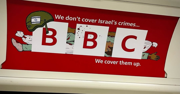 BBC Called Out In London Metro For Covering Up Israel’s Crimes