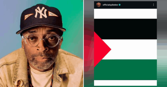 سبايك لي يطلق رسالة صامتة لفلسطين على إنستغرام