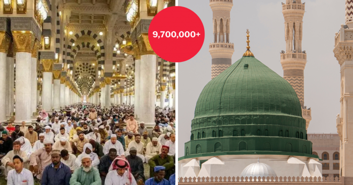 Nearly 10 MILLION Worshippers Flocked To The Prophet’s Mosque In Just 10 Days Of Ramadan!