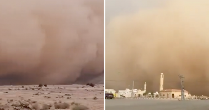 Dust Storm Sweeps Through Riyadh And Will Likely Continue Until Wednesday!
