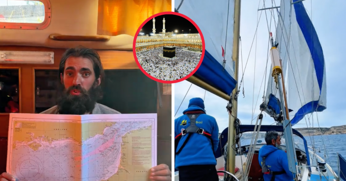 Group Of Muslims Set Sail On Historic Sea Voyage From London To Saudi For Hajj!