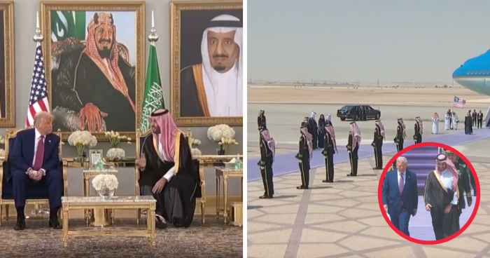US President Trump Receives Royal Welcome From Saudi Crown Prince