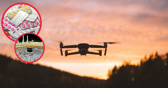 Saudi Launches High-Speed Drone Medicine Deliveries For Hajj