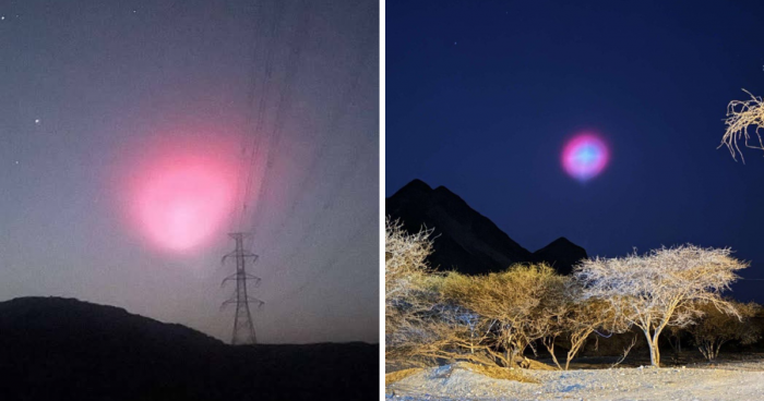 Strange Pink Glow Appears Twice In Saudi Skies Leaving Residents Wondering