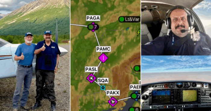 Saudi Pilot Flies Over Alaska In A 14-Stop Aerial Adventure!