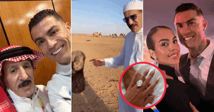 Ronaldo Was Reportedly Gifted A Camel For His Recent Engagement!