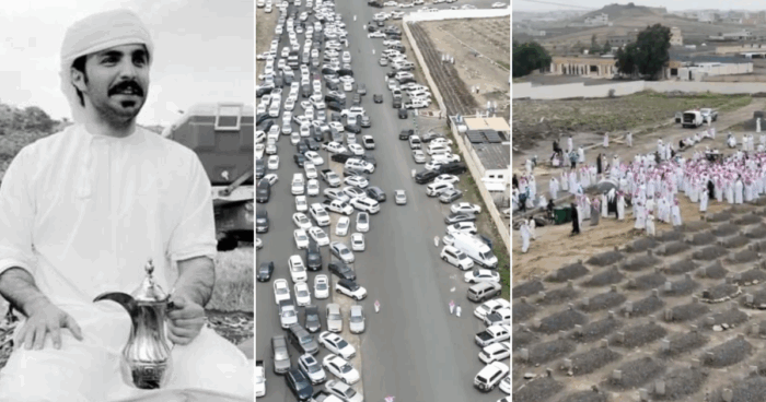 Hundreds Gather To Pay Respects At The Funeral Of Renowned Saudi Poet