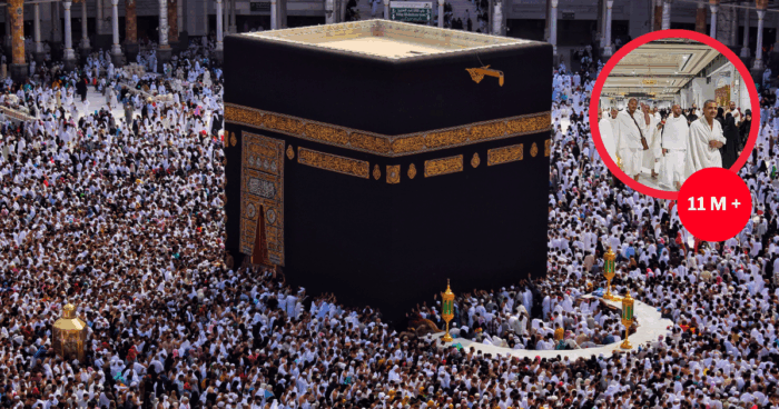 Saudi Welcomes Record Breaking 11.7 Million Pilgrims In 1 Month!