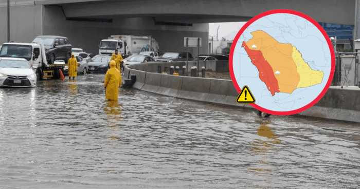 Saudi Issues Color-Coded Rain Warnings Across The Kingdom