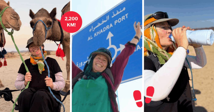 A 62 Year Old British Woman Walked The Entire Length Of Saudi!