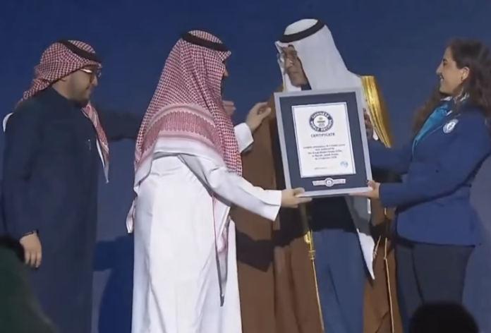 The Saudi Media Forum has officially made history, earning a place in the Guinness World Records as the largest media event in the world by attendance