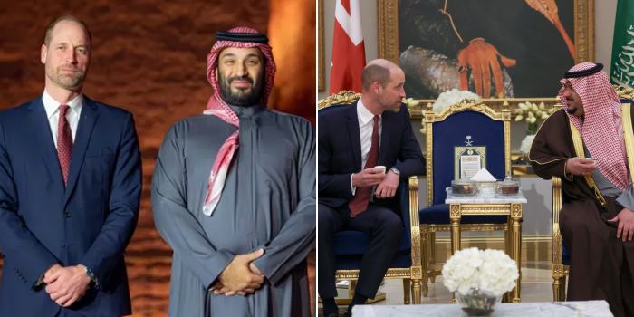 Crown Prince Mohammed Bin Salman Welcomes Prince William To Riyadh