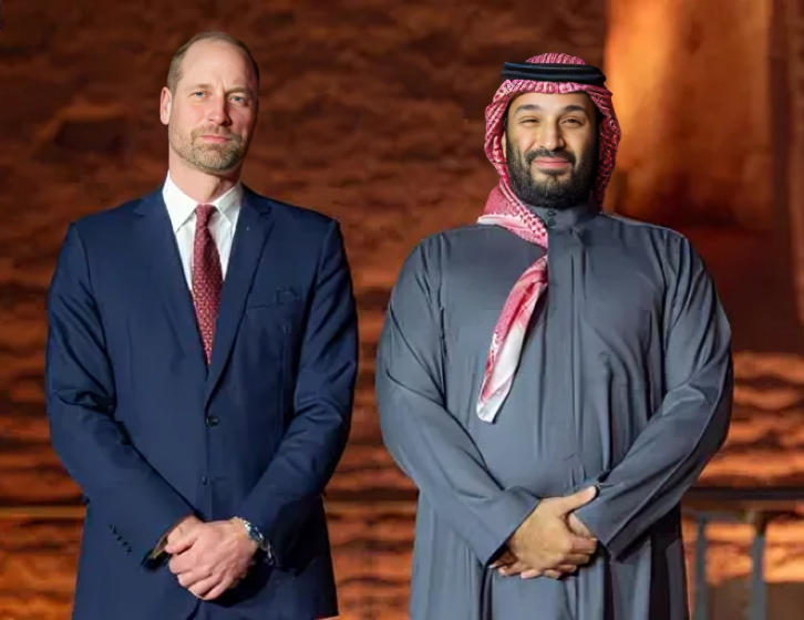 Crown Prince Mohammed Bin Salman Welcomes Prince William To Riyadh