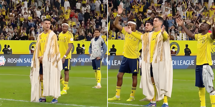Cristiano Ronaldo Honors Saudi Founding Day In Bisht As Al Nassr Return To The Top
