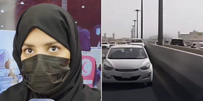 Quick-Thinking Woman In Asir Saves Elderly Driver From Roadside Emergency